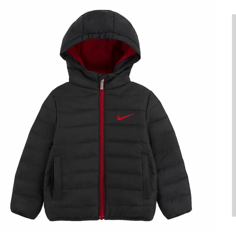 Boys Nike Puffer Hooded Winter Jacket